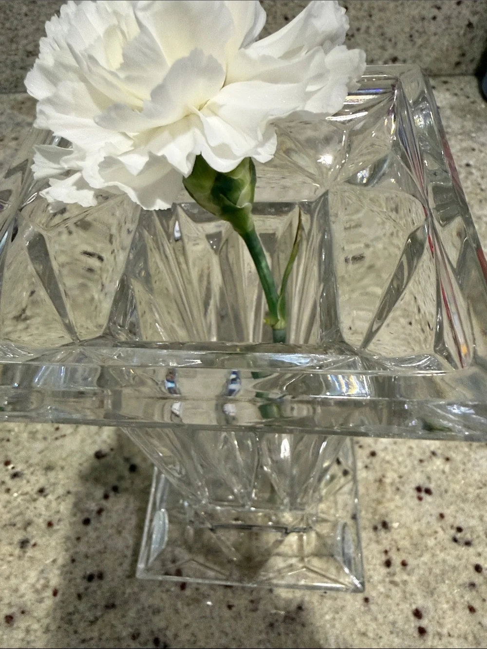 Glass vase or candle stand - Picture 6 of 7